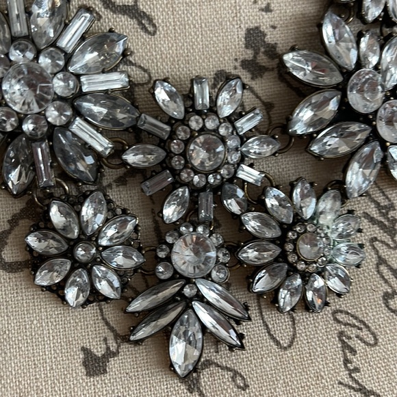 Baublebar dramatic lavallière rhinestone necklace 22” with extension gorgeous - Picture 3 of 16